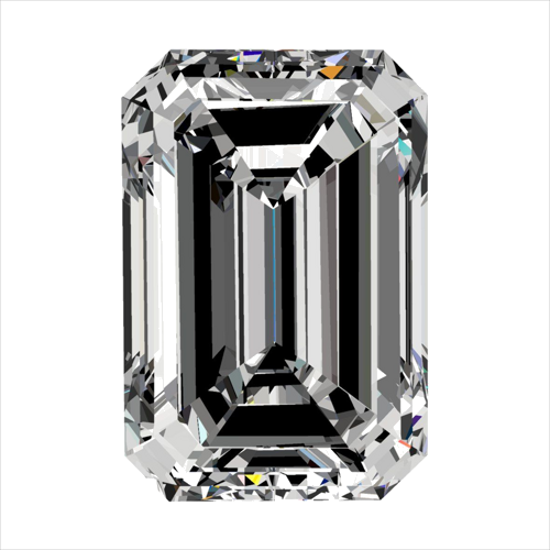 0.3 carat H-VS1 Natūralus Emerald Deimantas (1)