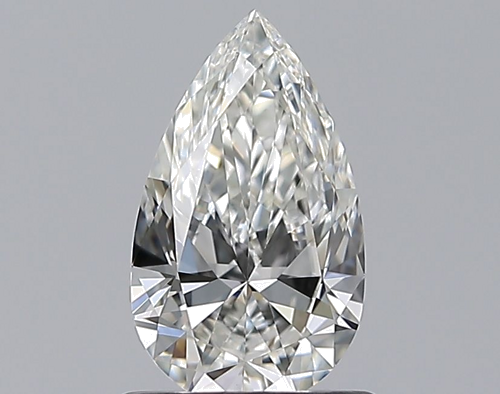 0.7 carat H-VS2 Natūralus Pear Deimantas (1)
