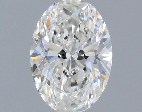 0.45 carat F-VVS2 Natūralus Oval Deimantas (1)