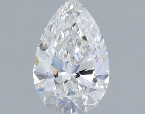 0.4 carat F-VVS1 Natūralus Pear Deimantas (1)