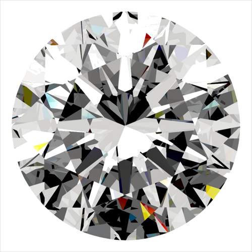 0.33 carat G-VVS2 Excellent cut Natūralus Round Deimantas (1)