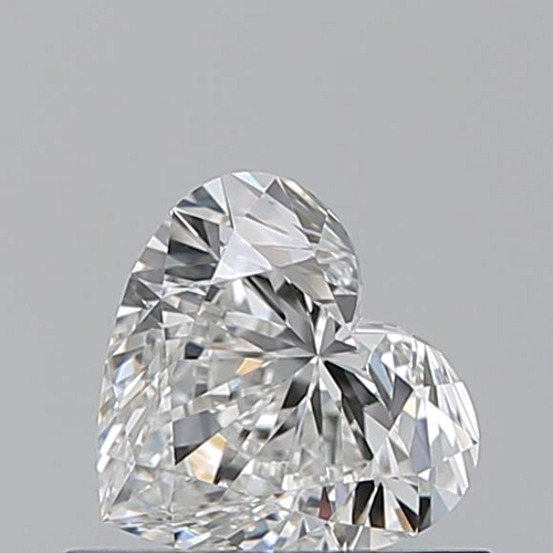 0.58 carat G-VVS1 Natūralus Heart Deimantas (1)