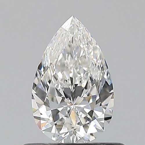 0.51 carat G-VVS2 Natūralus Pear Deimantas (1)