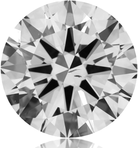 0.4 carat H-SI1 Excellent cut Natūralus Round Deimantas (1)