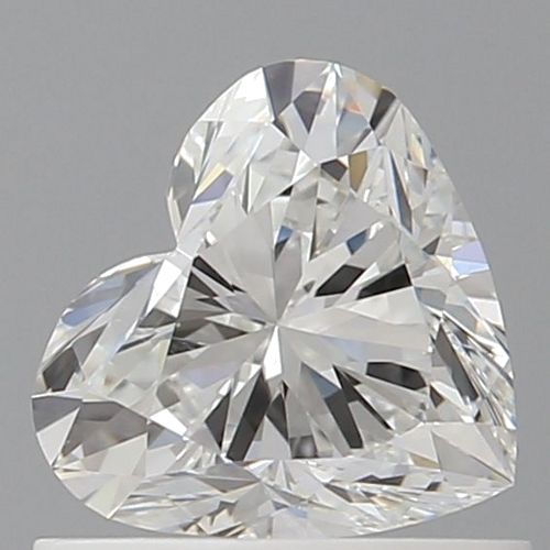 0.71 carat F-VS2 Natūralus Heart Deimantas (1)