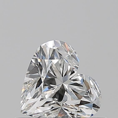 0.5 carat G-VVS1 Natūralus Heart Deimantas (1)