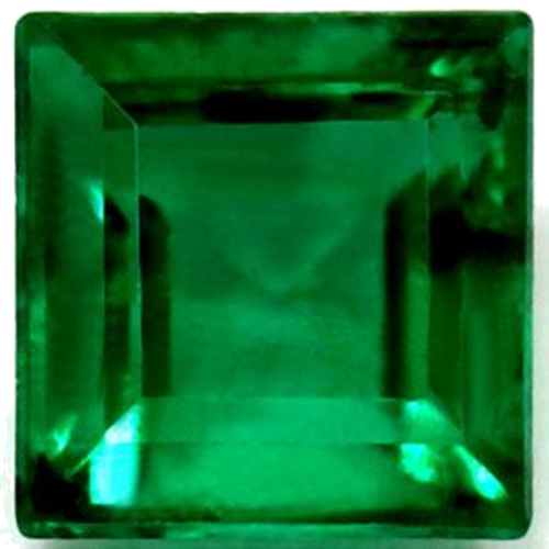 0.35 carat GREEN Square Smaragdas (1)