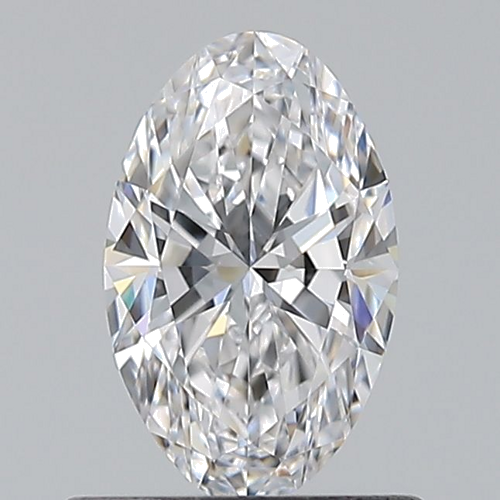 0.55 carat D-VVS2 Natūralus Oval Deimantas (1)