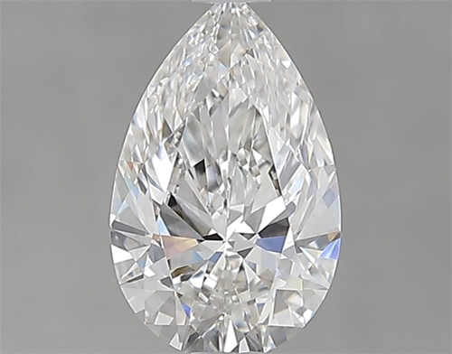 0.91 carat F-VVS2 Natūralus Pear Deimantas (1)
