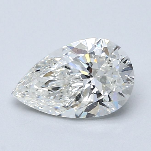 1.3 carat G-SI1 Natūralus Pear Deimantas (1)