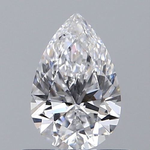 0.51 carat D-IF Natūralus Pear Deimantas (1)