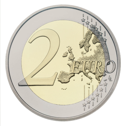 2022 Ирландия 35-летие программы Erasmus монета 2 евро (2)