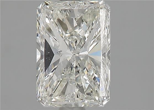 1.51 carat H-SI1 Natūralus Radiant Deimantas (1)