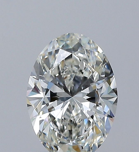 0.53 carat I-VVS1 Natūralus Oval Deimantas (1)