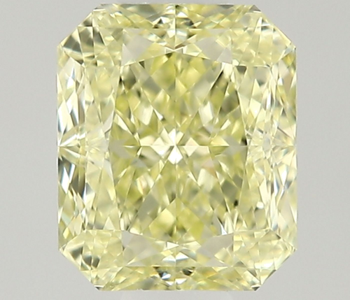 0.5 carat Fancy Light Yellow-VVS1 Natūralus Radiant Deimantas (1)