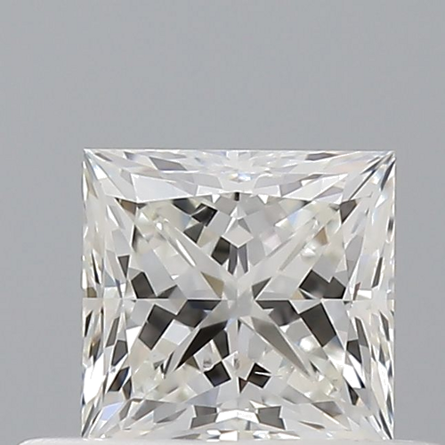 0.51 carat H-SI1 Natūralus Princess Deimantas (1)
