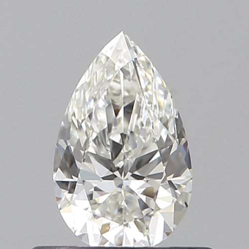 0.5 carat H-VS2 Natūralus Pear Deimantas (1)