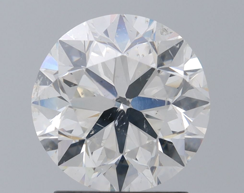 2.01 carat H-SI2 Very Good cut Natūralus Round Deimantas (1)