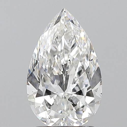 1.75 carat E-FL Natūralus Pear Deimantas (1)