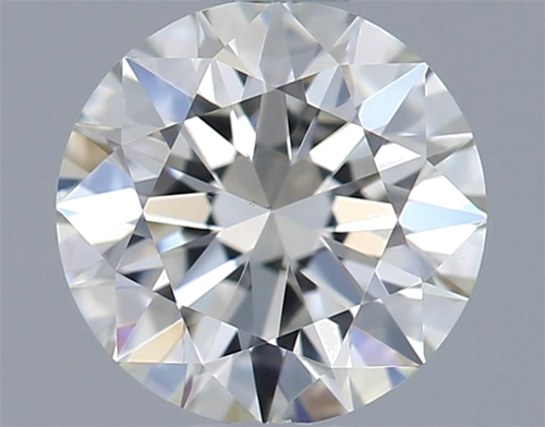 0.42 carat J-VVS2 Excellent cut Natūralus Round Deimantas (1)