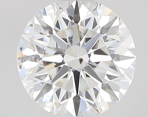 0.63 carat F-SI2 Excellent cut Natūralus Round Deimantas (1)