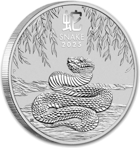 1 oz Gyvatės metai 2025 (Lunar III) Australija sidabrinė moneta (3)