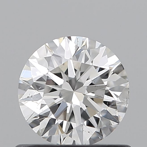 0.64 carat F-SI1 Excellent cut Natūralus Round Deimantas (1)