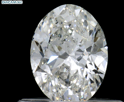 0.5 carat G-SI1 Natūralus Oval Deimantas (1)