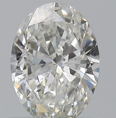 0.7 carat H-SI2 Natūralus Oval Deimantas (1)