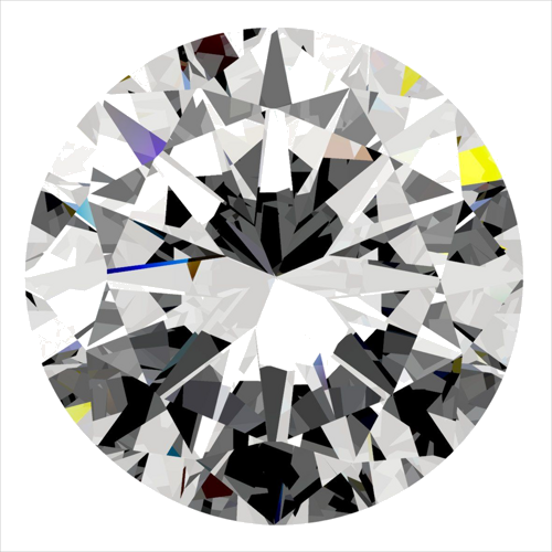 0.3 carat F-VS1 GD cut Natūralus Round Deimantas (1)
