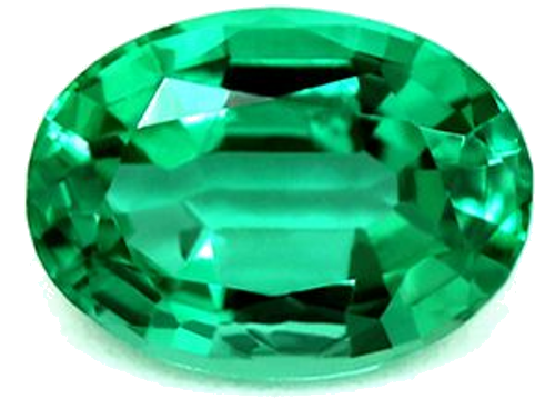 0.75 carat GREEN Oval Smaragdas (1)