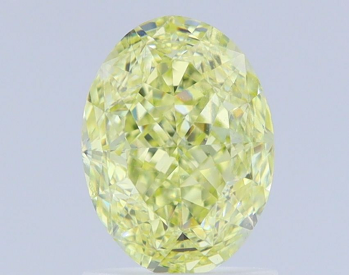 1.51 carat Fancy Light Yellow-VS1 Natūralus Oval Deimantas (1)