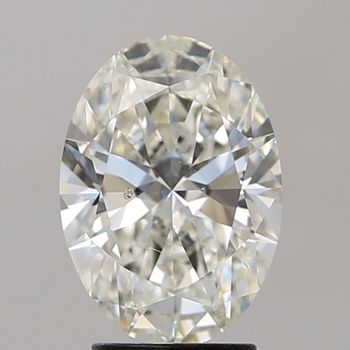 3.0 carat I-SI2 Natūralus Oval Deimantas (1)