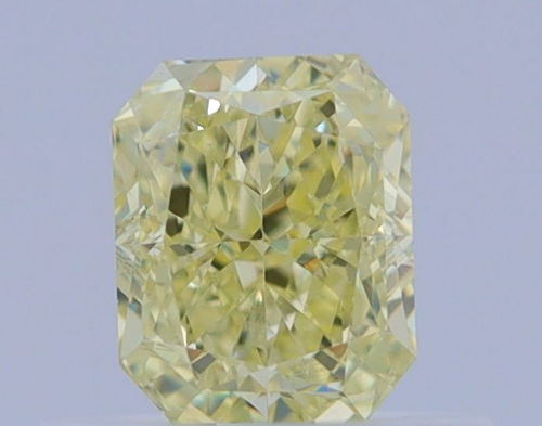 0.52 carat Fancy Yellow-VS2 Natūralus Radiant Deimantas (1)