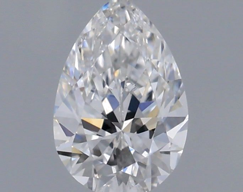 0.31 carat D-VVS1 Natūralus Pear Deimantas (1)