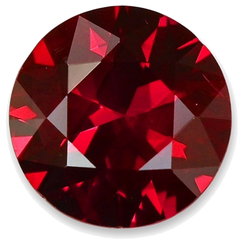 0.52 carat RED Round Rubinas (1)