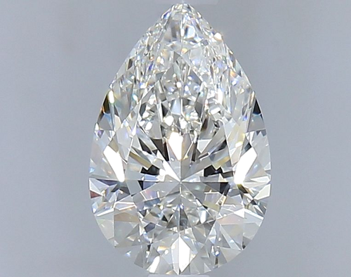 0.9 carat F-VS2 Natūralus Pear Deimantas (1)