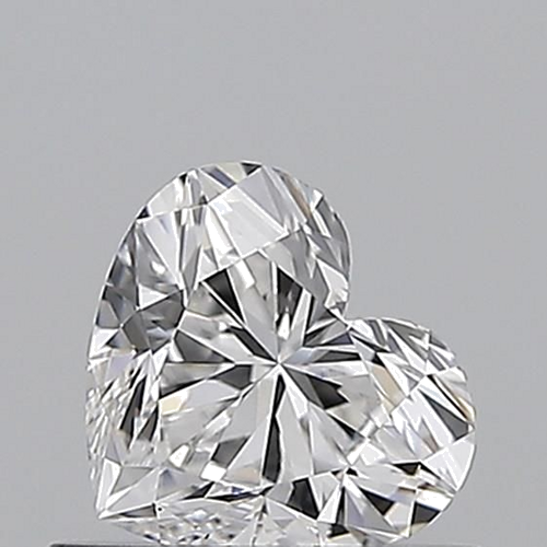 0.5 carat D-VS2 Natūralus Heart Deimantas (1)