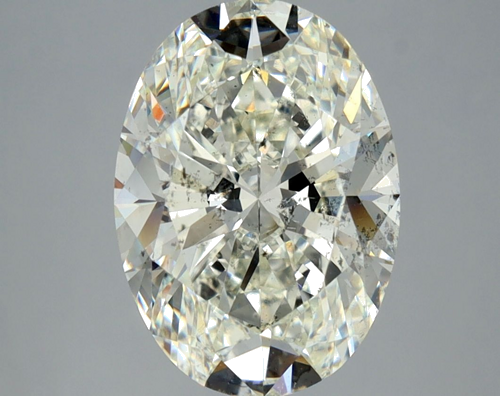 4.04 carat J-SI2 Natūralus Oval Deimantas (1)