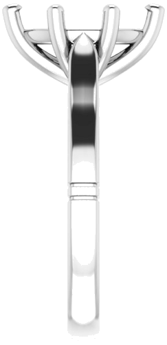 Sužadėtuvių Žiedas „Solitaire“ 585 Baltojo Aukso Marquise 12mm x 6mm (4)