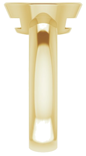 Sužadėtuvių Žiedas „Bezel-Set Solitaire“ 14k yellow gold Oval 11mm x 9mm (4)