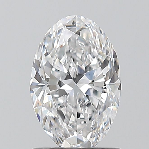 1.01 carat D-SI1 Natūralus Oval Deimantas (1)