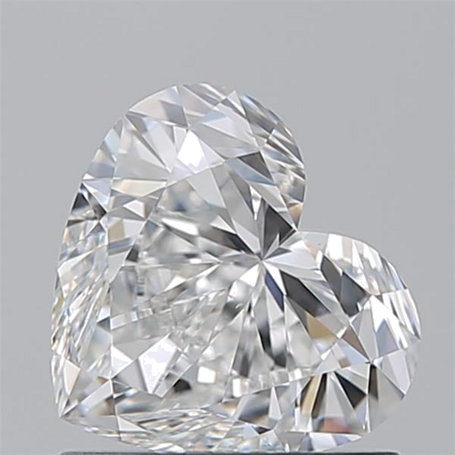 1.01 carat F-VS2 Natūralus Heart Deimantas (1)