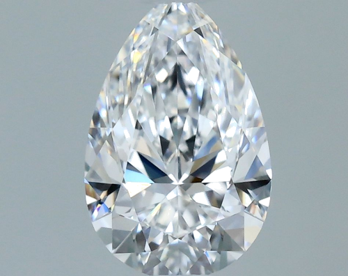 0.59 carat D-IF Natūralus Pear Deimantas (1)
