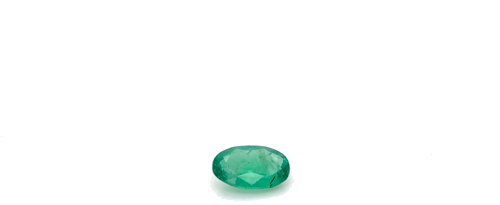 0.54 carat GREEN Oval Smaragdas (1)