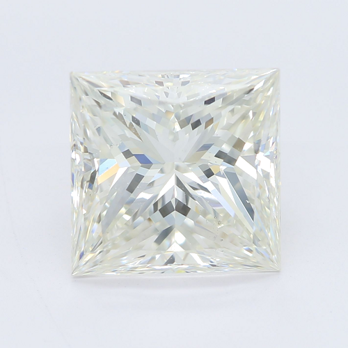 5.0 carat I-VS2 Natūralus Princess Deimantas (1)