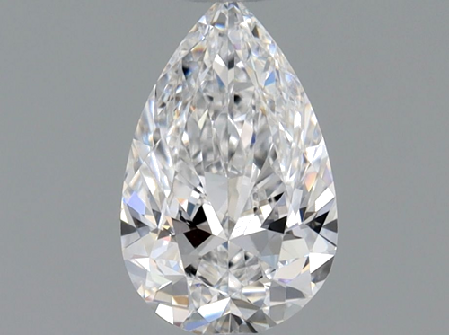 0.5 carat D-VS2 Natūralus Pear Deimantas (1)
