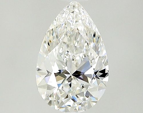 0.63 carat G-IF Natūralus Pear Deimantas (1)