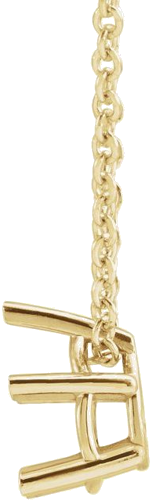 Pakabukas „Pear 5-Prong Solitaire“ 14k yellow gold Pear 7mm x 5mm (2)