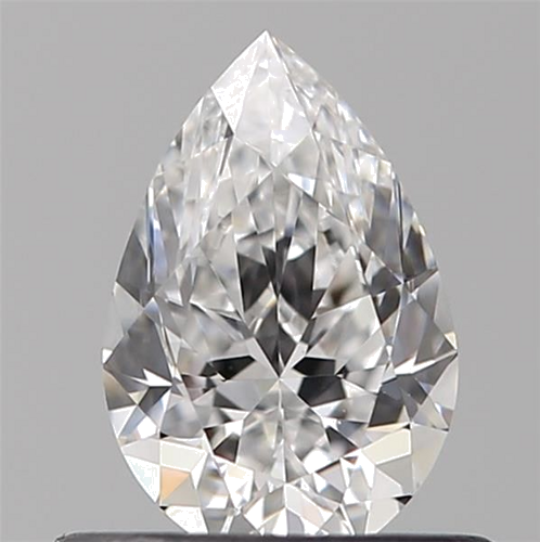 0.5 carat D-VVS1 Natūralus Pear Deimantas (1)